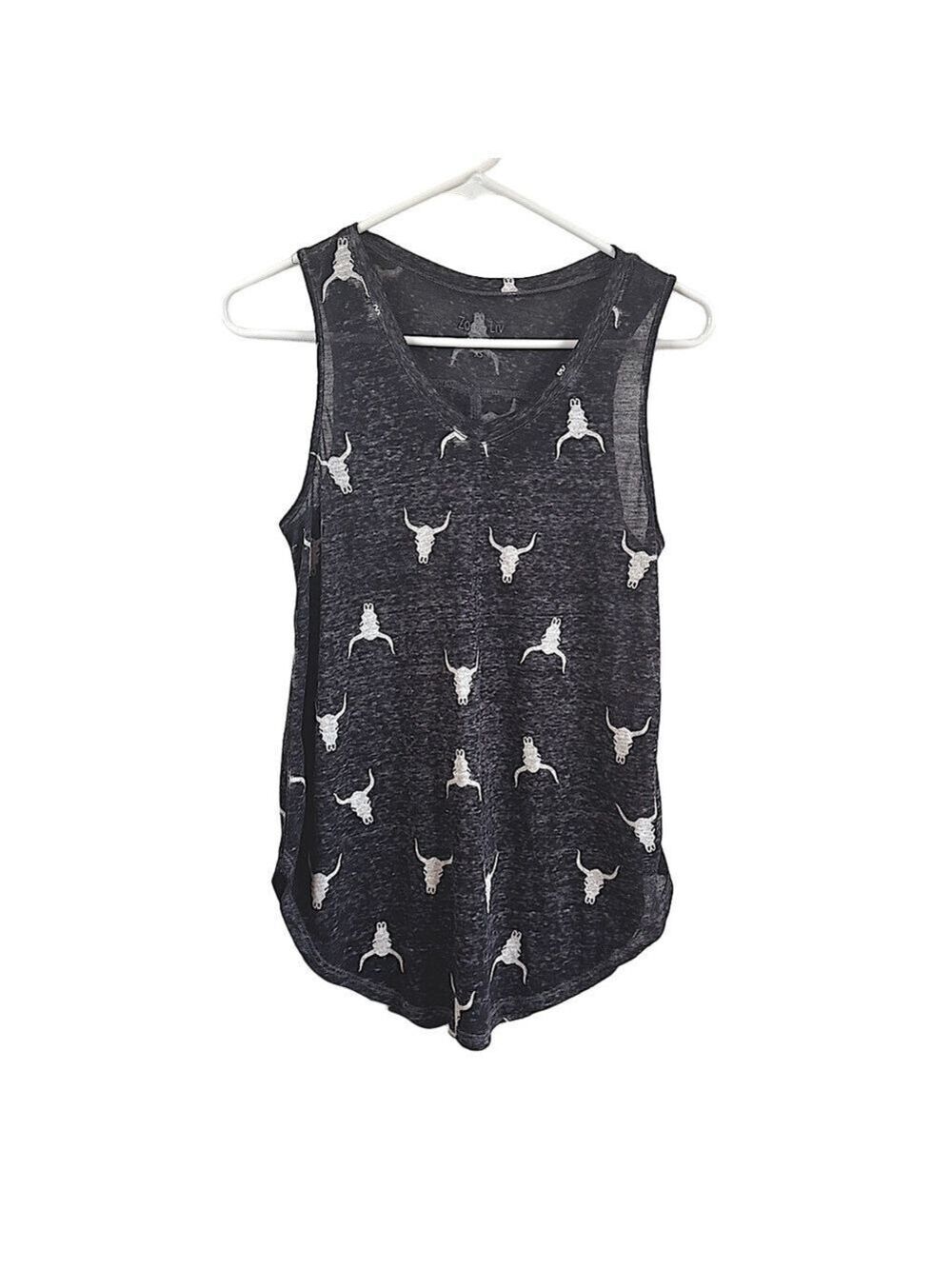 ☀️ ZOE & LIV Longhorn Burnout Tank